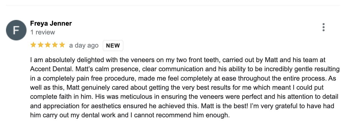 Patient Freya Veneers Review
